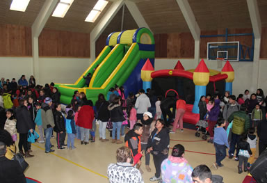 Juegos en evento para el día del niño