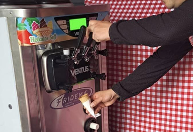 Máquina de helados