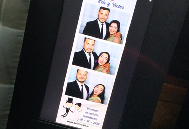 Tótem fotográfico en matrimonio