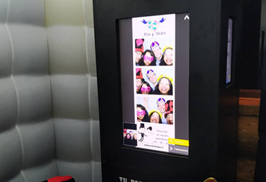 Tótem fotográfico en matrimonio